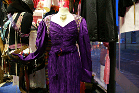 purple dress